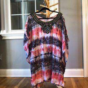 Tie dye caftan
